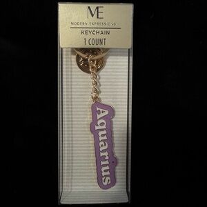 Aquarius keychain